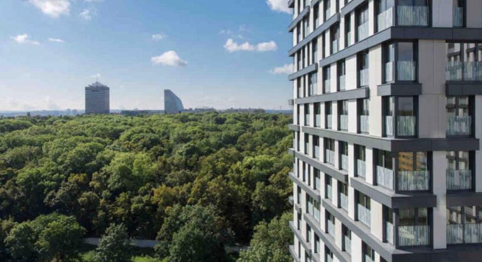 Residence Garden Tower - Parking Прага Экстерьер фото